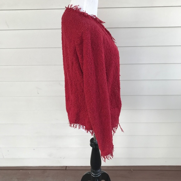 IRO Red Fringed Blazer - Picture 3 of 9